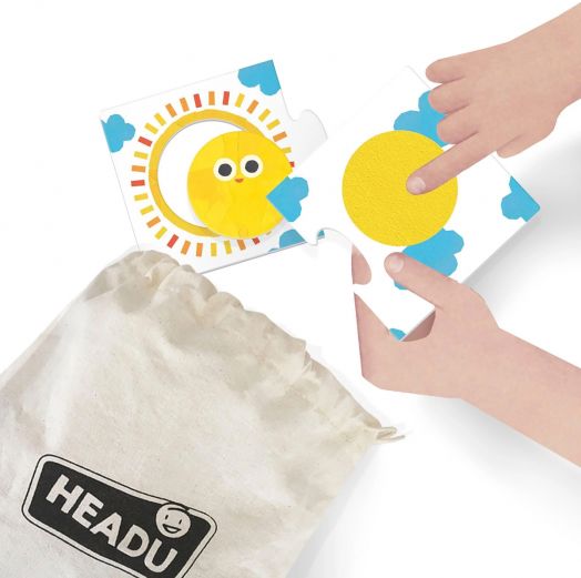 Образователна игра Headu Montessori - Тактилни форми - Headu - Headu - Момиче, Момче - Headu - Montessori - 8057592357878-3
