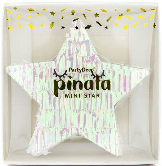 Пинята PartyDeco - Мини звезда, 10.5 х 9.5 х 3.5 см-4