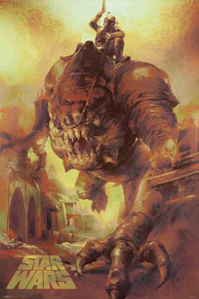 Голям плакат Star Wars Rancor Ride - Grupo Erik - GRUPO ERIK EDITORES S.L. - Grupo Erik - Star Wars - 8435497284725