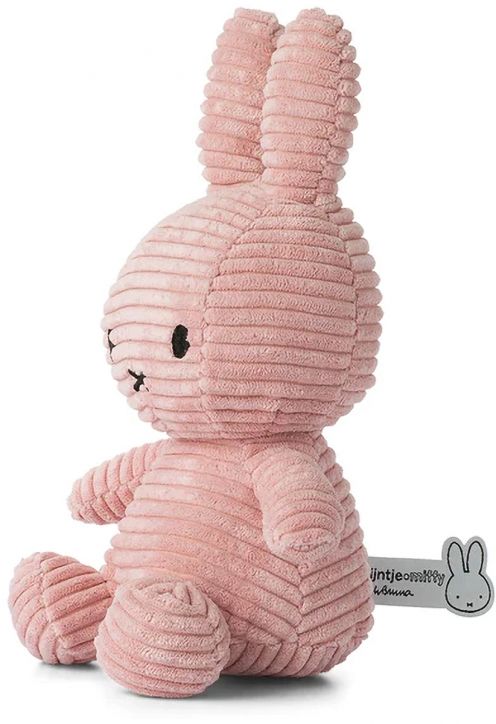 Плюшена играчка Miffy Eco Corduroy - бледорозов заек, 23 см. - Miffy - Bon Ton Toys - Момиче - Miffy - Eco Corduroy - 8719066017168-2