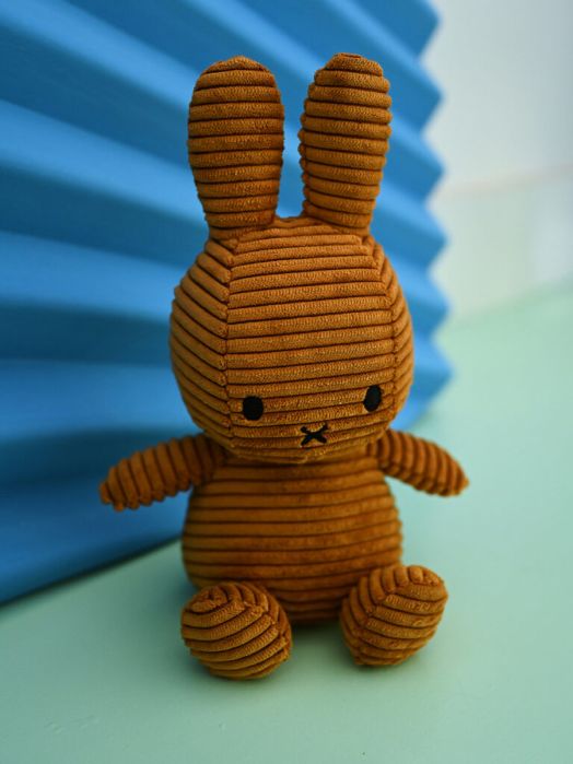 Плюшена играчка Miffy ECO Corduroy - кафяв заек, 23 см. - Miffy - Bon Ton Toys - Момиче, Момче - 8719066016956-4