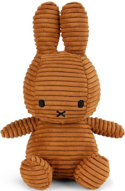 Плюшена играчка Miffy ECO Corduroy - кафяв заек, 23 см. - Miffy - Bon Ton Toys - Момиче, Момче - 8719066016956-1