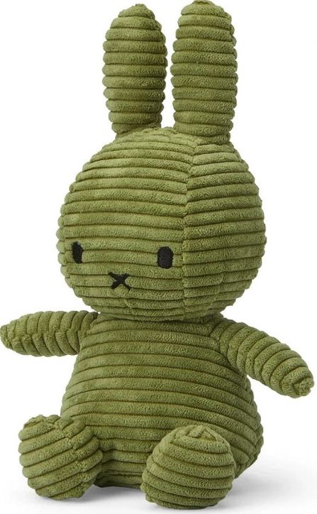 Плюшена играчка Miffy ECO Corduroy - Маслинено зелен, 23 см. - Miffy - Bon Ton Toys - Момиче, Момче - Miffy - Eco Corduroy - 8719066017267-2