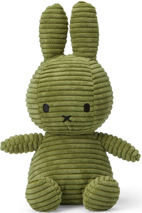 Плюшена играчка Miffy ECO Corduroy - Маслинено зелен, 23 см. - Miffy - Bon Ton Toys - Момиче, Момче - Miffy - Eco Corduroy - 8719066017267-1