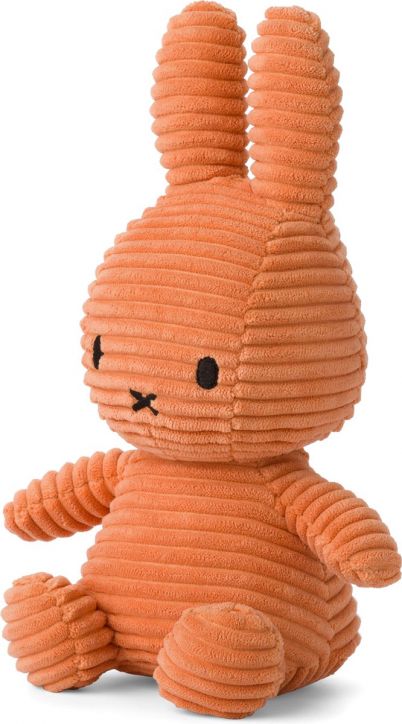 Плюшена играчка Miffy ECO Corduroy - Оранжев, 23 см. - Miffy - Bon Ton Toys - Miffy - Eco Corduroy - 8719066017250-2
