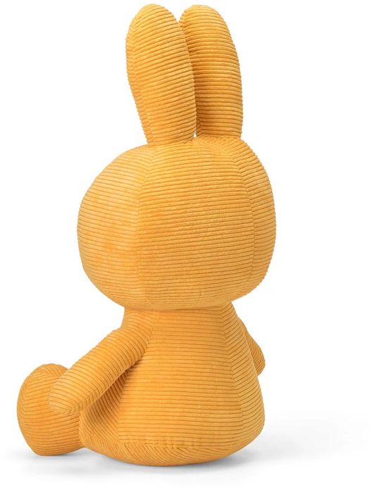 Плюшена играчка Miffy Eco Corduroy - слънчевожълт заек, 70 см. - Miffy - Bon Ton Toys - Момиче, Момче - Miffy - Eco Corduroy - 8719066017434-3