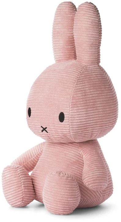 Плюшена играчка Miffy Eco Corduroy - светлорозов заек, 50 см. - Miffy - Bon Ton Toys - Момиче - Miffy - Eco Corduroy - 8719066017373-2