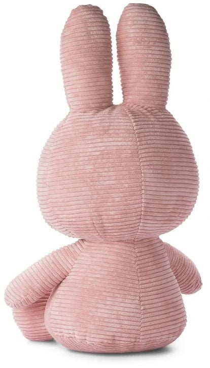 Плюшена играчка Miffy Eco Corduroy - светлорозов заек, 50 см. - Miffy - Bon Ton Toys - Момиче - Miffy - Eco Corduroy - 8719066017373-3