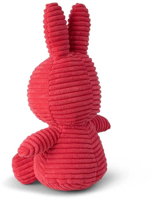 Плюшена играчка Miffy Eco Corduroy - ягодовочервен заек, 23 см. - Miffy - Bon Ton Toys - Момиче - Miffy - Eco Corduroy - 8719066017304-3