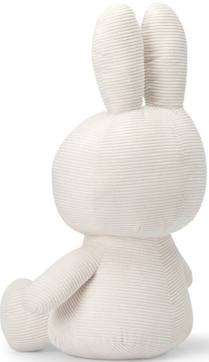 Плюшена играчка Miffy Sitting Corduroy - Бял заек, 70 см. - Miffy - Bon Ton Toys - Момиче, Момче - 8719066007503-3