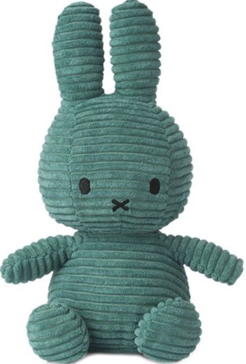 Плюшена играчка Miffy Sitting Corduroy - Тъмнозелен заек, 23 см. - Miffy - Bon Ton Toys - Момиче, Момче - 8719066004502-2