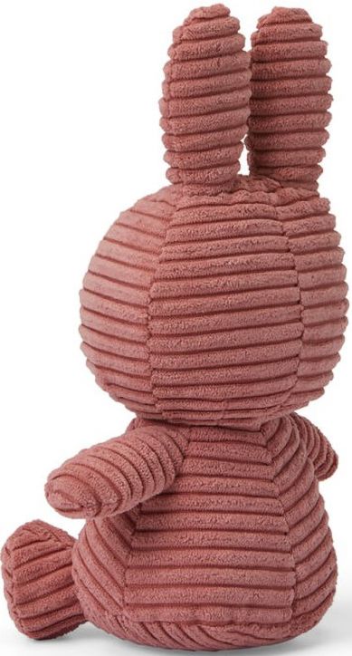 Плюшена играчка Miffy Sitting Corduroy - Заек в цвят пепел от рози, 23 см. - Miffy - Bon Ton Toys - Момиче - 8719066010411-3