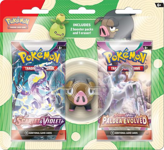 Pokemon TCG: Back to School Eraser Blister, асортимент - 820650852497-2