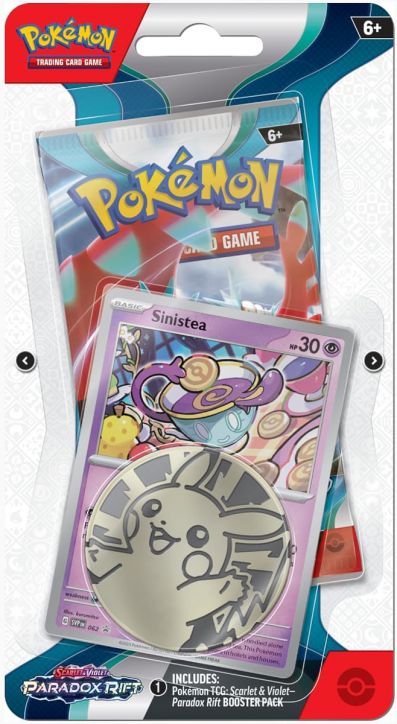 Pokémon TCG: Scarlet & Violet 4 Paradox Rift Checklane Blister - Pikachu - The Pokemon Company - Момиче, Момче - 0820650853319-2