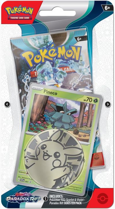 Pokémon TCG: Scarlet & Violet 4 Paradox Rift Checklane Blister - Pikachu - The Pokemon Company - Момиче, Момче - 0820650853319-1