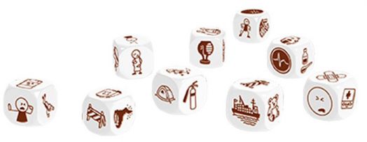 Rory's Story Cubes - кубчета за истории: Опасност - Asmodee - Asmodee Editions - 3558380067153-2