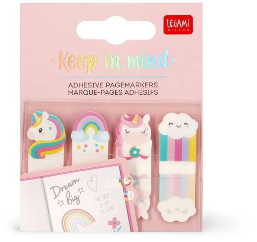 Самозалепващи индекси Legami Keep in mind - Unicorn - Legami - Legami - Момиче - Legami - Extraordinary Stationery - 8052694010690-1
