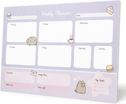Седмичен планер - пад Pusheen Moments А3, 54 листа - Grupo Erik - GRUPO ERIK EDITORES S.L. - Момиче - Grupo Erik - Pusheen The Cat - 8435497298579-2