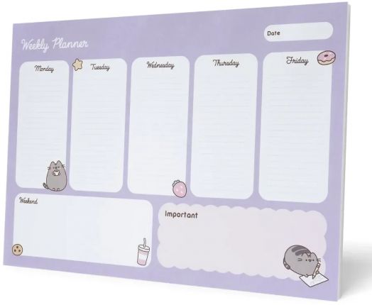 Седмичен планер - пад Pusheen The Cat Moments, А4, 54 листа - Grupo Erik - GRUPO ERIK EDITORES S.L. - Жена, Момиче - Grupo Erik - Pusheen The Cat - 8435497298586-2