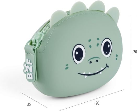 Силиконово портмоне за монети Miquelrius Back2Fun - Динозавър - Miquelrius - Miquelrius - Момче - Miquelrius - Back2Fun - 8422593194041-3