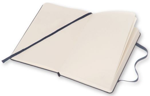 Син джобен тефтер Moleskine Classic Sapphire Blue с твърди корици и бели нелинирани листа - Moleskine - Moleskine - Жена, Мъж - Moleskine - Classic - 8051272893649-4