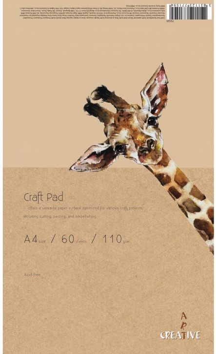 Скицник Creative Art Craft Pad A4, 60 листа - Creative Art - Creative Art - Момиче, Момче - 3831123771594