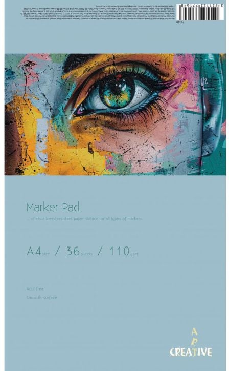 Скицник Creative Art Marker Pad A4, 36 листа - Creative Art - Creative Art - Момиче, Момче - 3831123771648