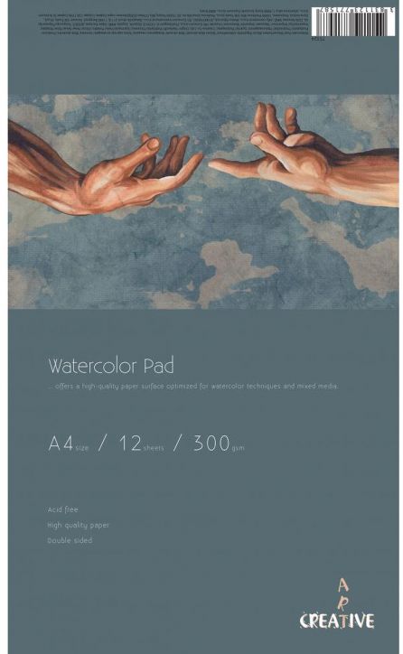 Скицник Creative Art Watercolor Pad A4, 12 листа - Creative Art - Creative Art - Момиче, Момче - 3831123771587