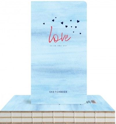 Скицник Drasca Hearts in the sky, 96 листа - Drasca - Drasca - Drasca - Love Is In The Air - 2210000002920