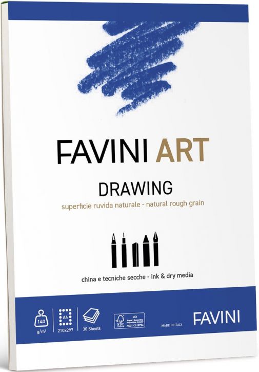 Скицник Favini Art Drawing A4, 30 листа - Favini - Favini - Момиче, Момче - 8007057110241