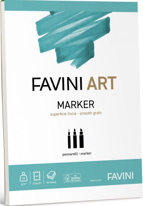 Скицник Favini Art Marker A4, 50 листа - Favini - Favini - Момиче, Момче - 8007057110258