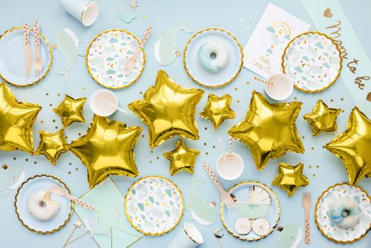 Чинийки PartyDeco - Кит, 6 бр.-2