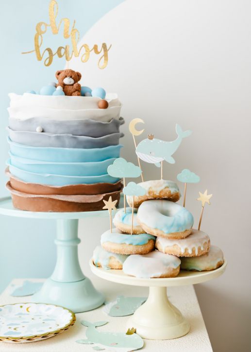 Чинийки PartyDeco - Кит, 6 бр.-3