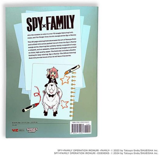 Spy x Family: The Official Coloring Book - Tatsuya Endo - Момче - Viz Media - 9781974751433-3