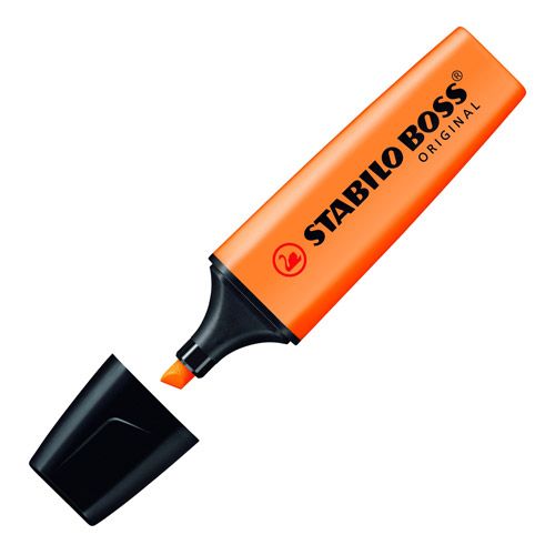 Текстмаркер Stabilo Boss Original, оранжев - Stabilo - STABILO - BOSS ORIGINAL - 4006381333672