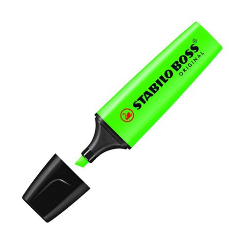 Текстмаркер Stabilo Boss Original, зелен - Stabilo - STABILO - BOSS ORIGINAL - 4006381215749