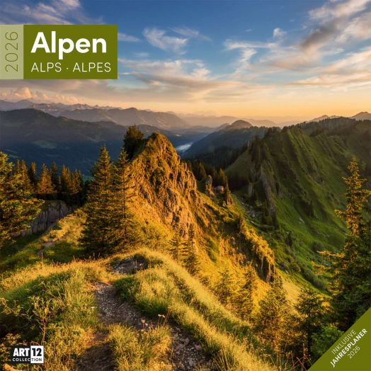 Стенен календар Ackermann Alps 2026 – Алпите - Ackermann - Ackermann - Жена, Мъж - Ackermann - Art12 - 9783838446141-1