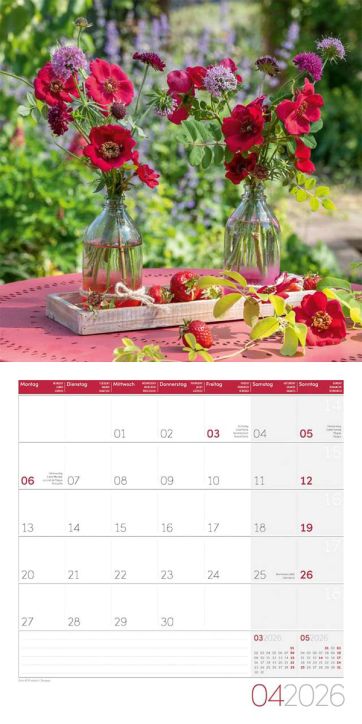 Стенен календар Ackermann Bouquets 2026 – Букети - Ackermann - Ackermann - Жена - Ackermann - Art12 - 9783838446004-5