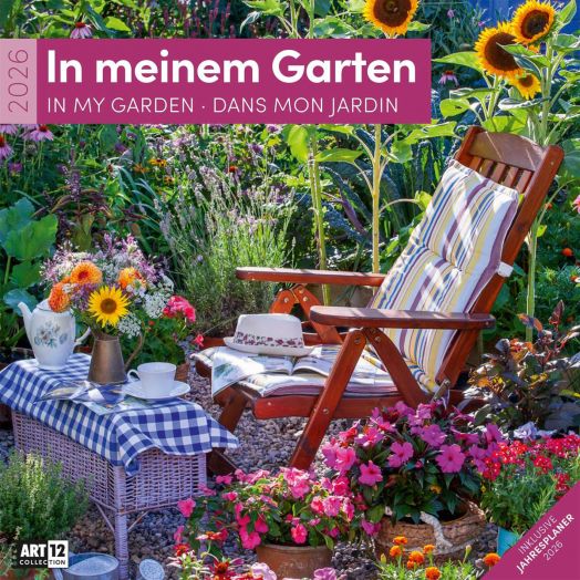 Стенен календар Ackermann Gardens 2026 – Градини - Ackermann - Ackermann - Жена - Ackermann - Art12 - 9783838446301-1