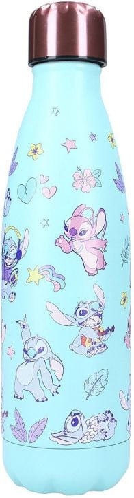 Стоманена бутилка Vadobag Stitch - Thirsty For More, 700 мл. - Vadobag - Vadobag - Момиче - Vadobag - Stitch - 8712645320673-4
