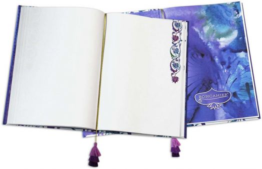 Тефтер Boncahier Mediterraneo Big Blue 1 в размер A4 с твърди корици и бели листа - Susaeta Ediciones - Mediterrano - 9788417350161-2