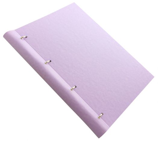 Тефтер Filofax Clipbook Classic Pastels A4 Notebook Orchid с метални рингове - Filofax - 5015142285234-2