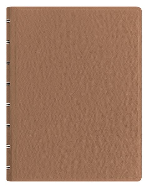 Тефтер Filofax Notebook Saffiano A5 Fawn със скрита спирала и линирани листа - Filofax - Saffiano - 5015142283902-1