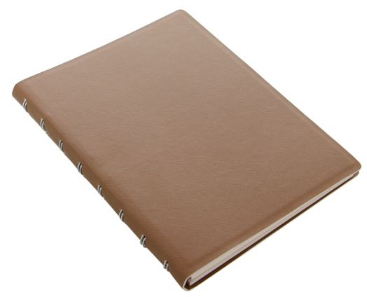 Тефтер Filofax Notebook Saffiano A5 Fawn със скрита спирала и линирани листа - Filofax - Saffiano - 5015142283902-2