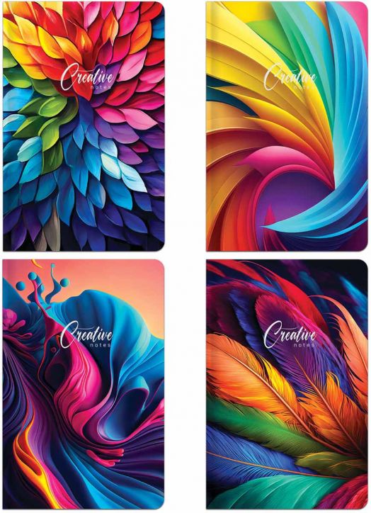 Тефтер Lastva Creative А6, 96 листа с широки редове - Lastva - Lastva - Жена, Момиче - 8606028384225-3