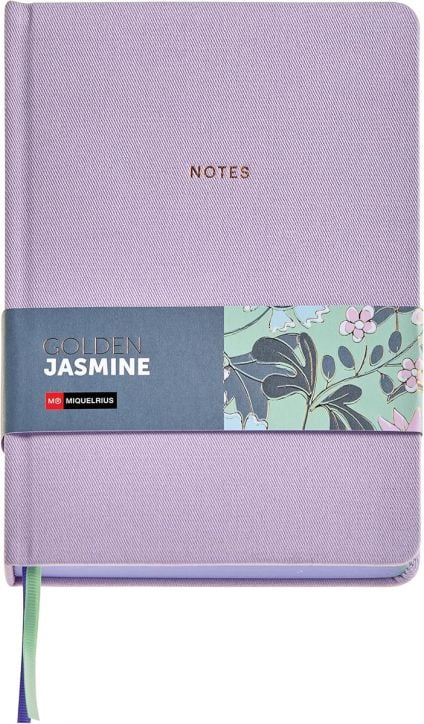 MR GOLDEN JAZMIN MAUVE ТЕФТЕР A5 80Л ТОЧКИ,3 - Miquelrius - Miquelrius - Жена, Момиче - Miquelrius - Golden Jazmine - 8422593083062-1