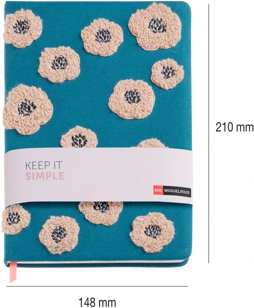 Тефтер Miquelrius Keep It Simple A5, 80 нелинирани листа - Miquelrius - Apli Paper - Жена - Miquelrius - Keep It Simple - 8422593082577-2