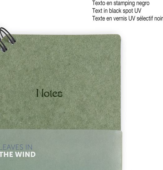 Тефтер Miquelrius Leaves in the Wind A6, 80 листа с широки редове - Miquelrius - Apli Paper - Жена - Miquelrius - Leaves In The Wind - 8422593082546-3