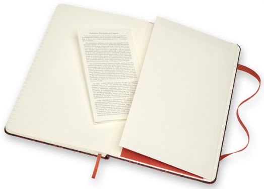 Тефтер Moleskine Limited Editions Blend Collection Red Tissu с твърди корици и линирани страници - Moleskine - Moleskine - Жена, Мъж - Moleskine - Blend - 8053853603678-5