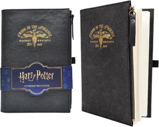 Тефтер с джоб с цип Blue Sky Harry Potter - Order of The Phoenix - Blue Sky - Blue Sky - Жена, Мъж, Момиче, Момче - Blue Sky - Harry Potter - 5056563708889-2